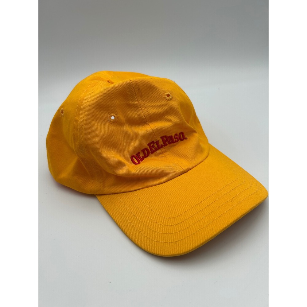 Old El Paso Logo Baseball Hat Yellow Red Embroidered Adjustable Dad Cap Hat